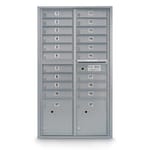 View 19 Door Standard 4C Mailbox with (2) Parcel Lockers